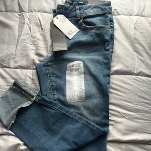 Size 10 cropped denim skinny jeans